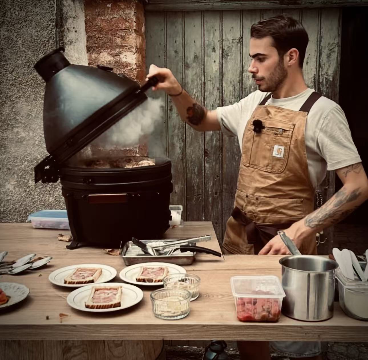 barbecue kamado quatro