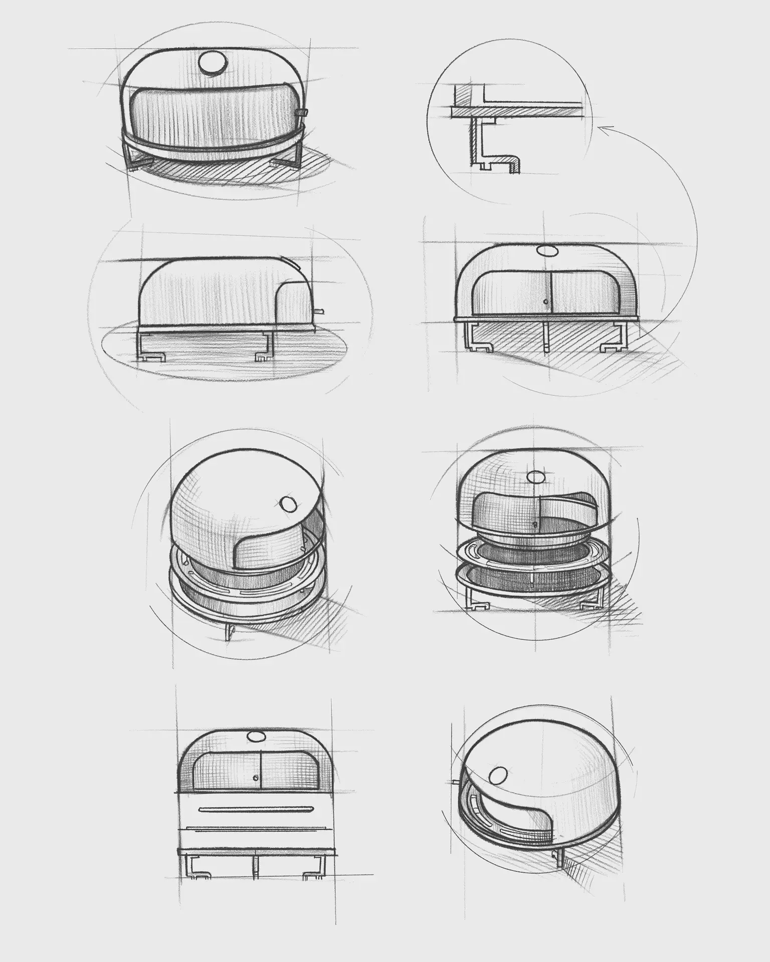 four brasero plancha barbecue