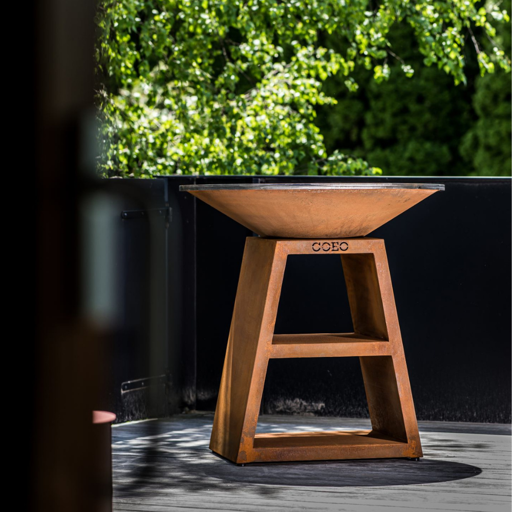 brasero barbecue plancha trio