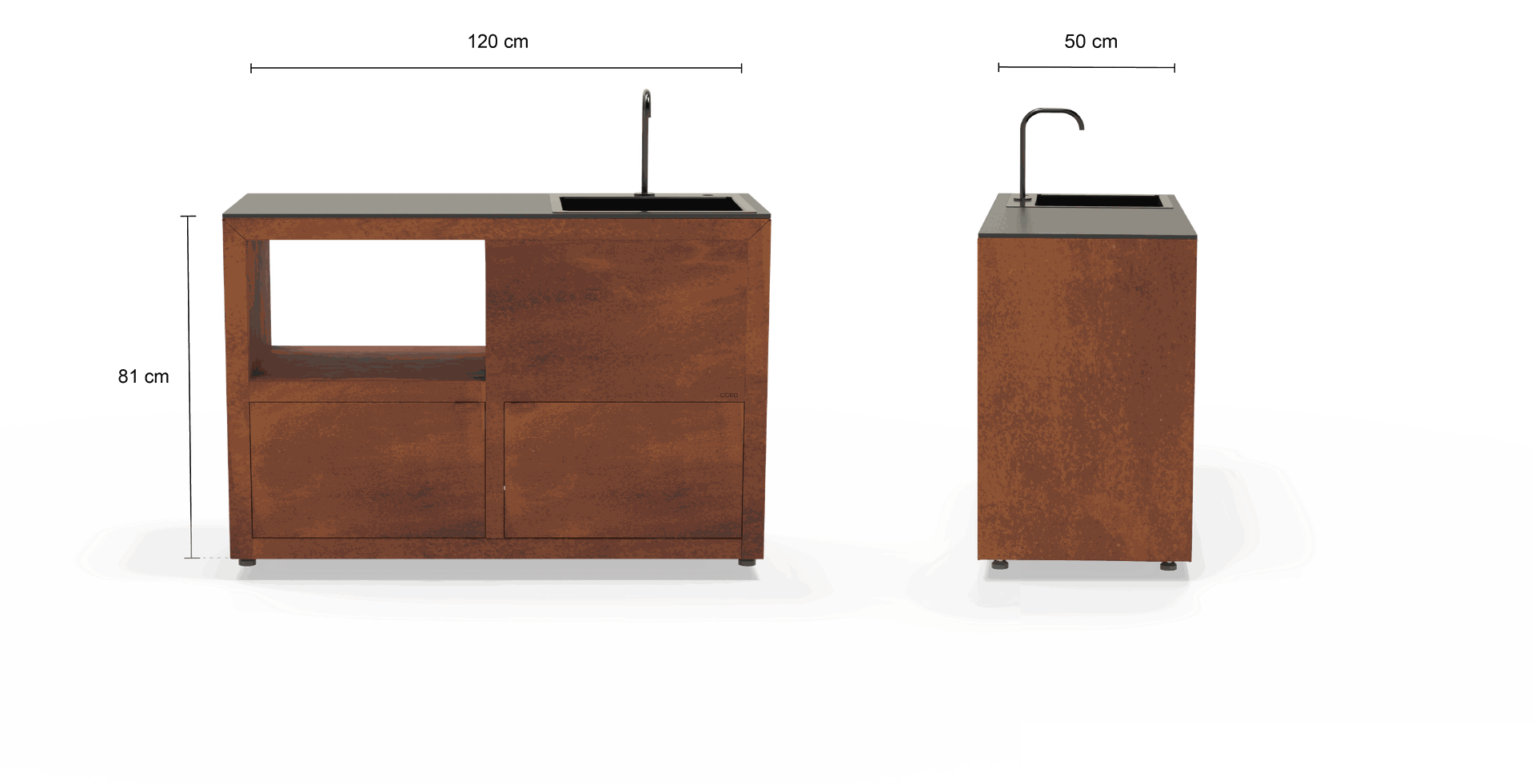 mobilier signature island desserte comptoir